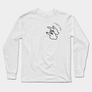 Finger Guns Long Sleeve T-Shirt